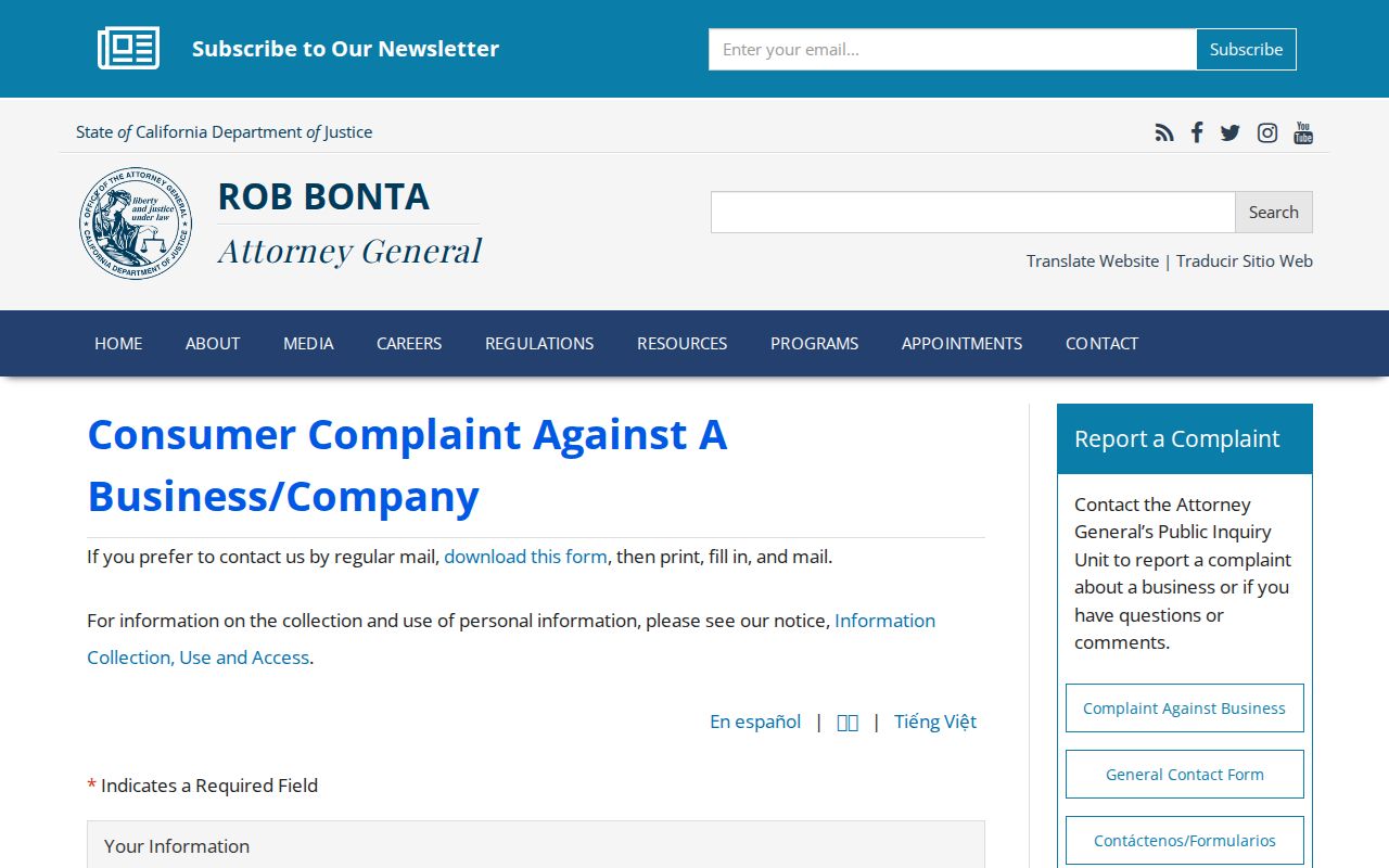 Hawthorne residents directory California consumer complaint resource